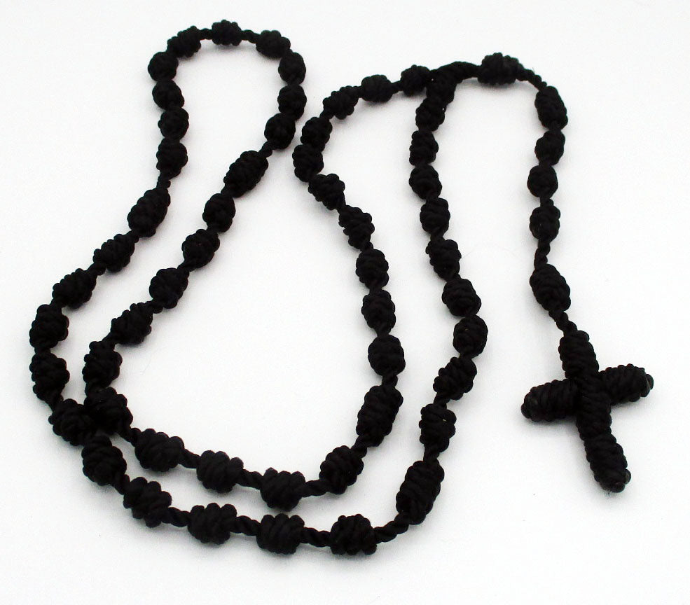 Black Cord Rosary – Jane Daisy
