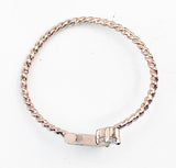 Delicate Moon and Rhinestone Star Rope Ring