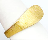 Solid Impressive Men's Crystal Faux Diamond Ring 14KGE and Unknown Mark