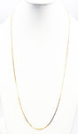 Slinky Cobra Thin Gold-Tone Metal Chain