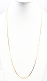 Slinky Cobra Thin Gold-Tone Metal Chain