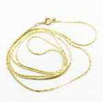 Slinky Cobra Thin Gold-Tone Metal Chain