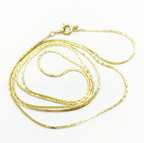 Slinky Cobra Thin Gold-Tone Metal Chain