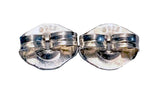 Adorable Sterling Palm Tree Stud Earrings with Three CZ Stones Per Branch