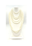 Fabulous Faux Pearl Cascade 7-Strand Necklace by You & i or Yousi