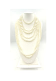 Fabulous Faux Pearl Cascade 7-Strand Necklace by You & i or Yousi