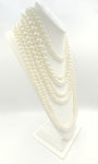 Fabulous Faux Pearl Cascade 7-Strand Necklace by You & i or Yousi