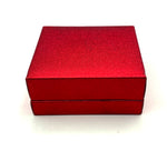 Sparkling Ruby Diamond Sterling Vintage Heart Pendant with Gold Overlay NIB New in Broken Box