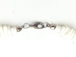 Cool Summer Fun White Puka Shell Necklace Vintage 18 Inches