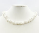 Cool Summer Fun White Puka Shell Necklace Vintage 18 Inches