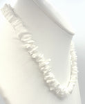 Cool Summer Fun White Puka Shell Necklace Vintage 18 Inches