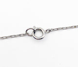 Slinky Smooth Silver-Tone Metal Ball and Link Chain Necklace