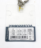 Floating Pink Clear Sparkling and Faux Pearl Beads on Silver Tone Metal Wire NEW