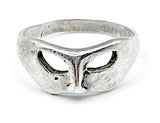 Compelling Masquerade Mask Sterling Silver Ring