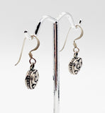 Little Sweet Hearts Openwork Dangle Earrings 925 French Hooks