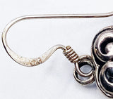 Little Sweet Hearts Openwork Dangle Earrings 925 French Hooks