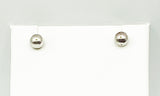 Classic Sterling Silver Ball Post Earrings 925