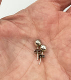 Classic Sterling Silver Ball Post Earrings 925