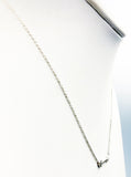 Sleek Sterling CZ Arrow Sparkling Pendant Necklace