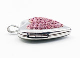 Sugar Sweet Pink Rhinestone Heart Locket