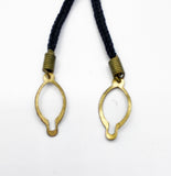 Grounding Wooden Eyeglasses Holder Button-Hooking