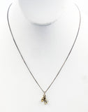 Spiritual Faith Hope Charity Sterling Pendant by Claddagh Gold Company on Sterling Box Chain 18 inches
