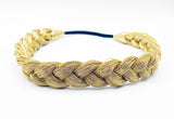 Regal Golden Braided Headband