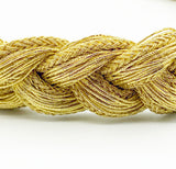 Regal Golden Braided Headband