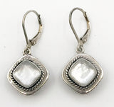 Stunning Sterling and Mother of Pearl Earrings