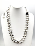 Stunning CHICO'S Freshwater Pearls and Black Cord Necklace